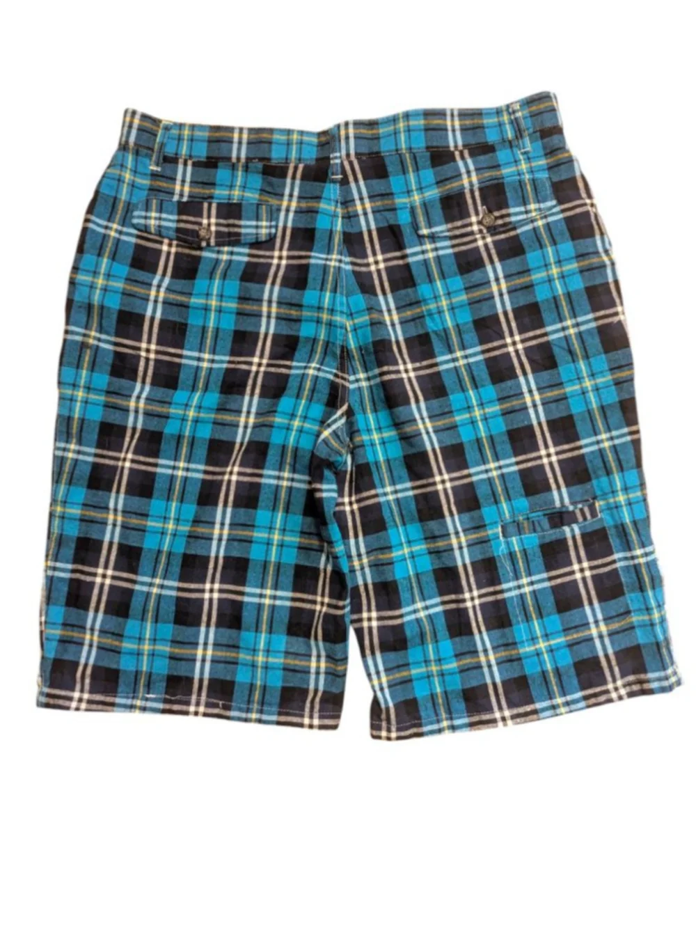 American Heritage Plaid Flat Front Shorts Waist 42